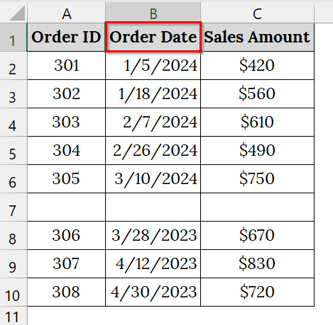Use Manual Selection Technique to Ensure Filter Applies to All Rows