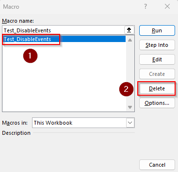 Disable Problematic Macros