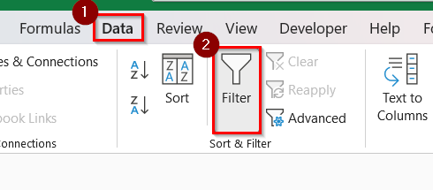 Use Manual Selection Technique to Ensure Filter Applies to All Rows