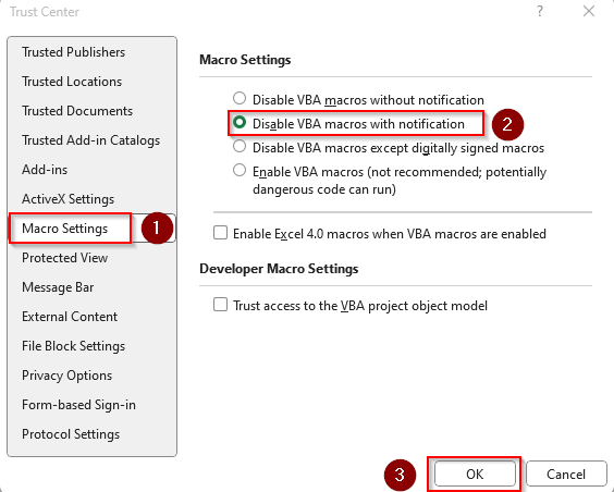 Disable Problematic Macros