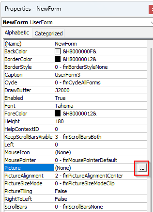 Create a Floating Table with VBA Macro