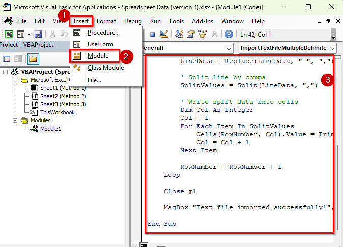 Applying VBA to Import Text File with Multiple Delimiters