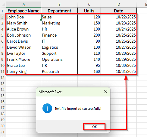Applying VBA to Import Text File with Multiple Delimiters