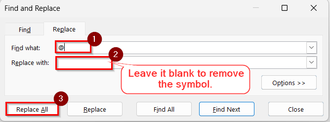 Using Find & Replace to Remove Unwanted Symbols and Clean Data