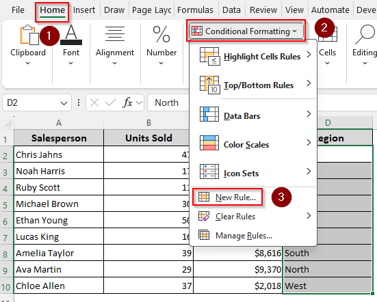 Grouping Similar Texts by Manually Assigning Numbers to Cell Colors