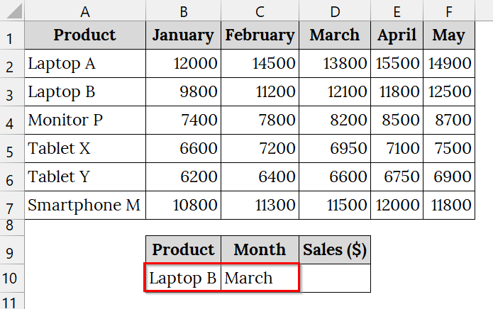 Using a Dynamic VLOOKUP with the MATCH Function
