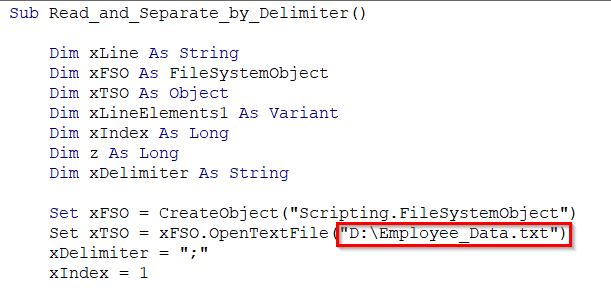 Read an Entire Text File Line by Line & Place in Excel Sheet Using VBA