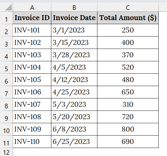 Creating a Custom Filter Button to Filter Dates by Month and Year in Excel