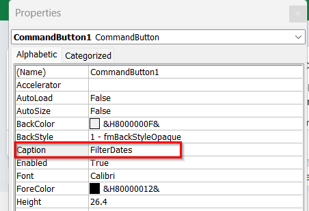Creating a Custom Filter Button to Filter Dates by Month and Year in Excel