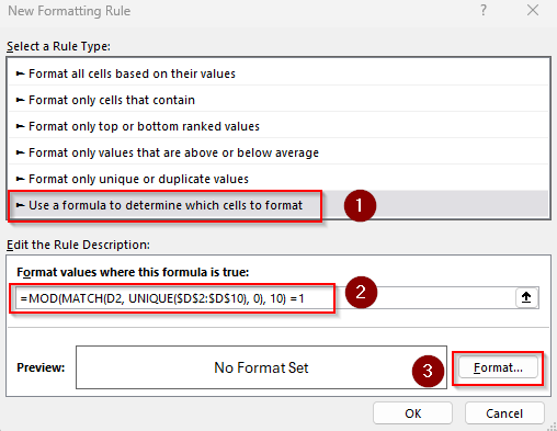 Grouping Similar Texts by Manually Assigning Numbers to Cell Colors