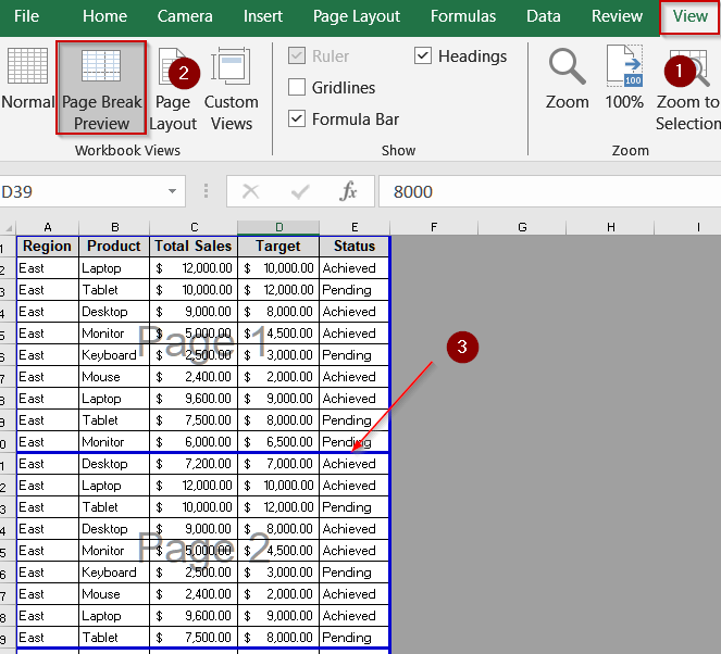 Adjusting Scaling Options to Fit Pages