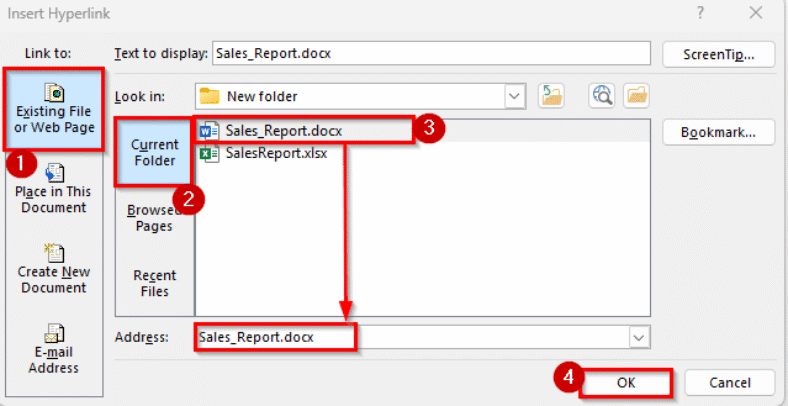 How to Link a Word Document to Excel (3 Suitable Methods) - Excel Insider