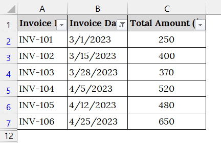 Creating a Custom Filter Button to Filter Dates by Month and Year in Excel