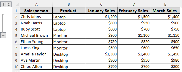 Create Groups and Assign Names Using the Name Box