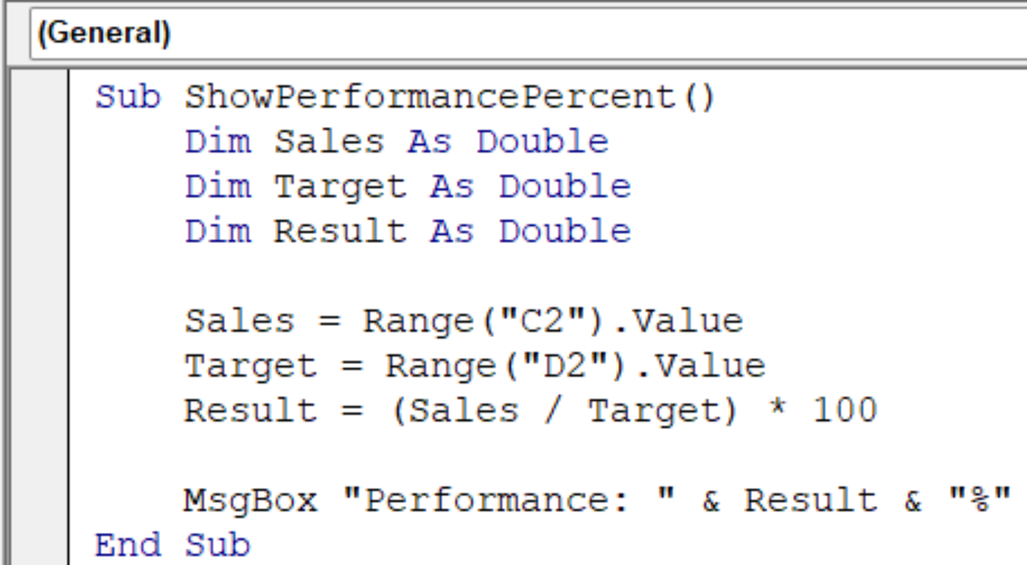 Differences Between Function and Sub in Excel VBA - Excel Insider