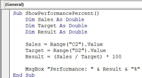 Returning a Value in Excel with VBA Function vs Sub