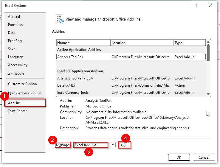 Use the Data Analysis ToolPak to Perform Descriptive Statistics in Excel