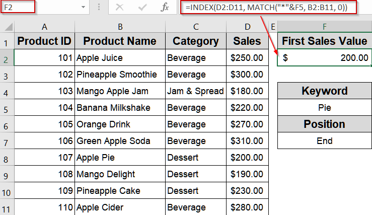 Locate Data Ending with Specific Text