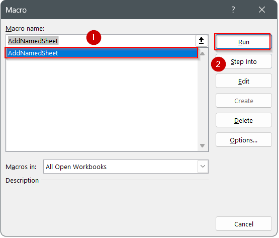 Add a New Sheet and Assign a Name in Excel VBA