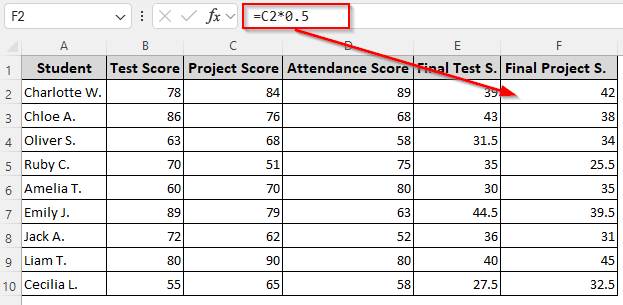 Manually Assigning Weights to Variables (Without Sum)