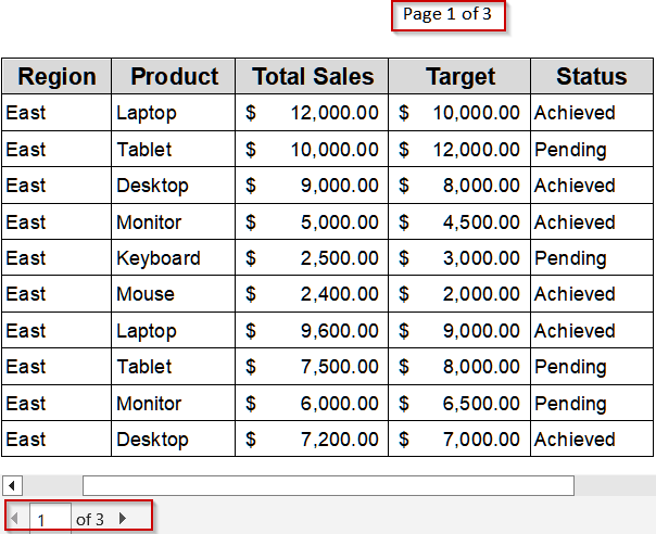 Using the Page Layout Tab to Apply Sequential Page Numbers Across Worksheets