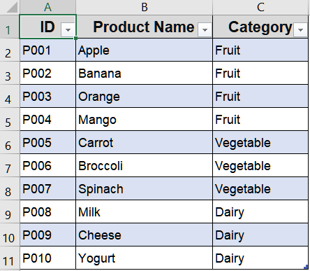 Apply the INDIRECT Function for Flexible Table References
