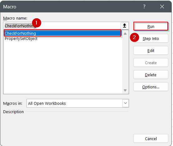Check for Nothing Before Using an Object