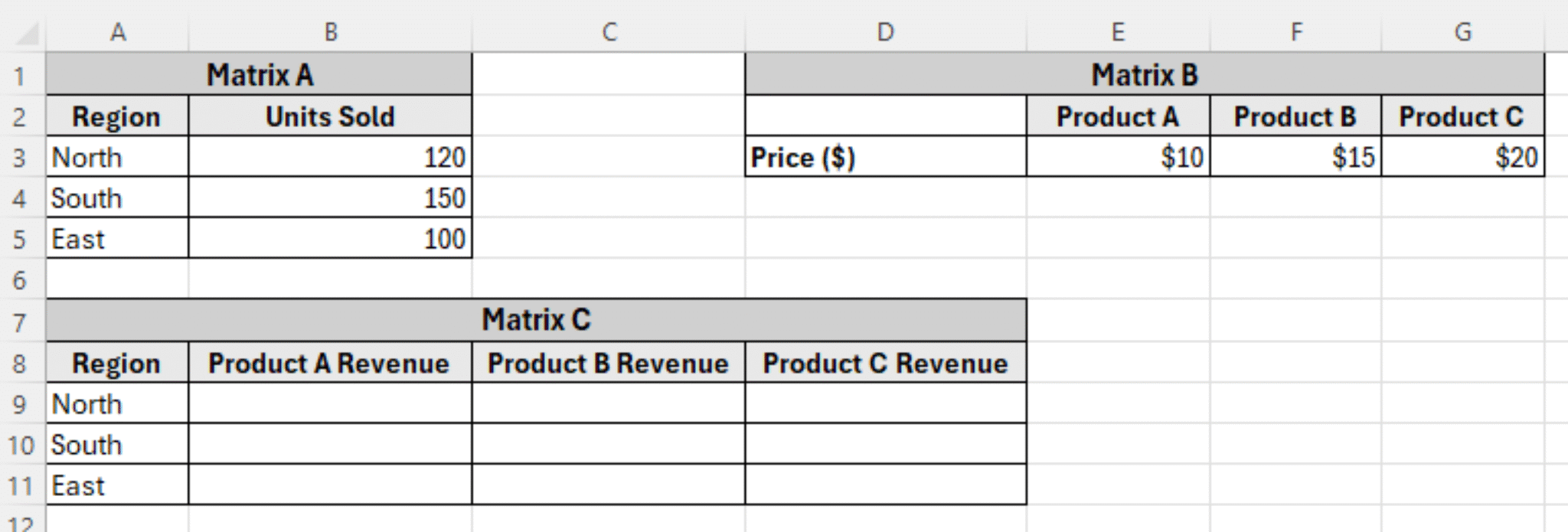 How to Do Matrix Multiplication in Excel (3 Suitable Ways) - Excel Insider