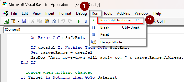 Customized VBA Macro to Make Excel Auto-Enter Barcodes