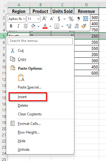 Using the SUBTOTAL Function to Group Rows Manually in Excel