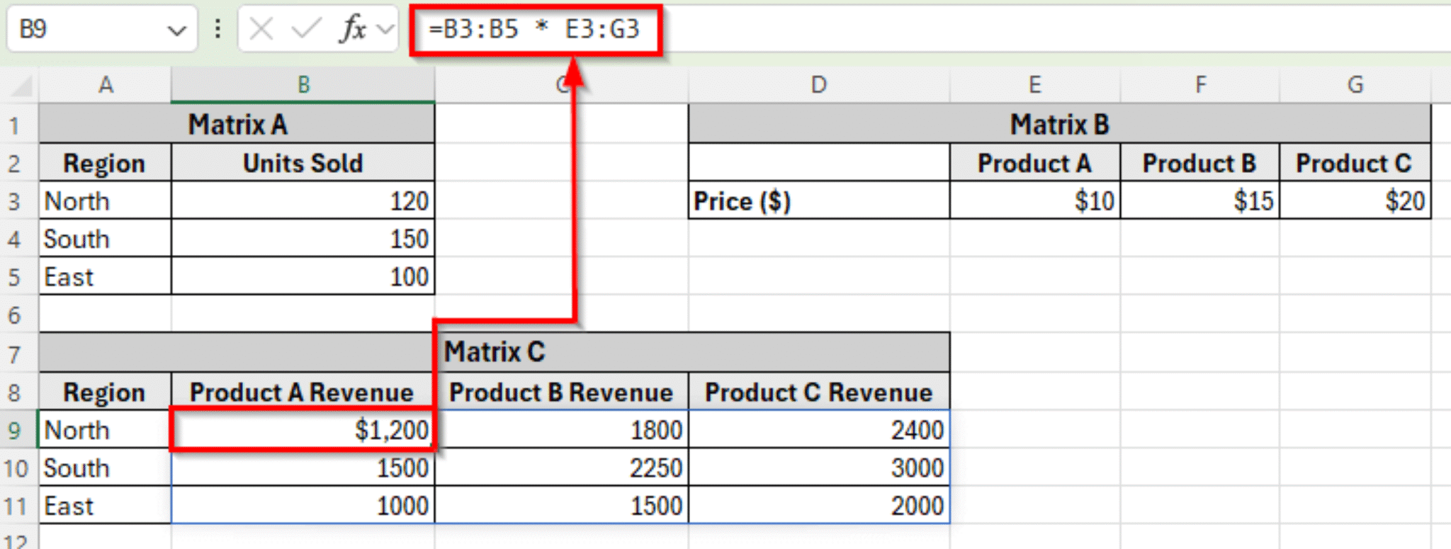 How to Do Matrix Multiplication in Excel (3 Suitable Ways) - Excel Insider