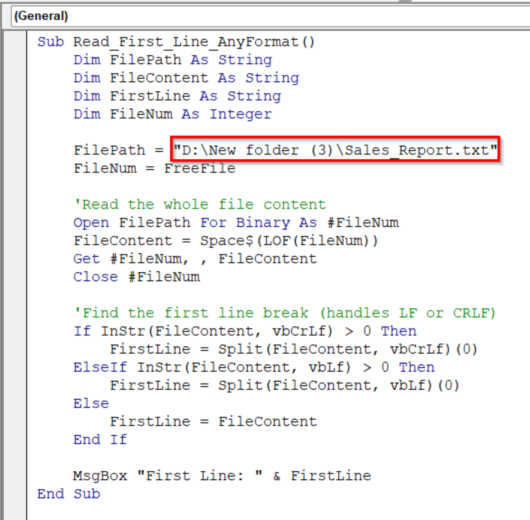 How to Read a Text File Line by Line in Excel VBA (4 Methods) - Excel ...