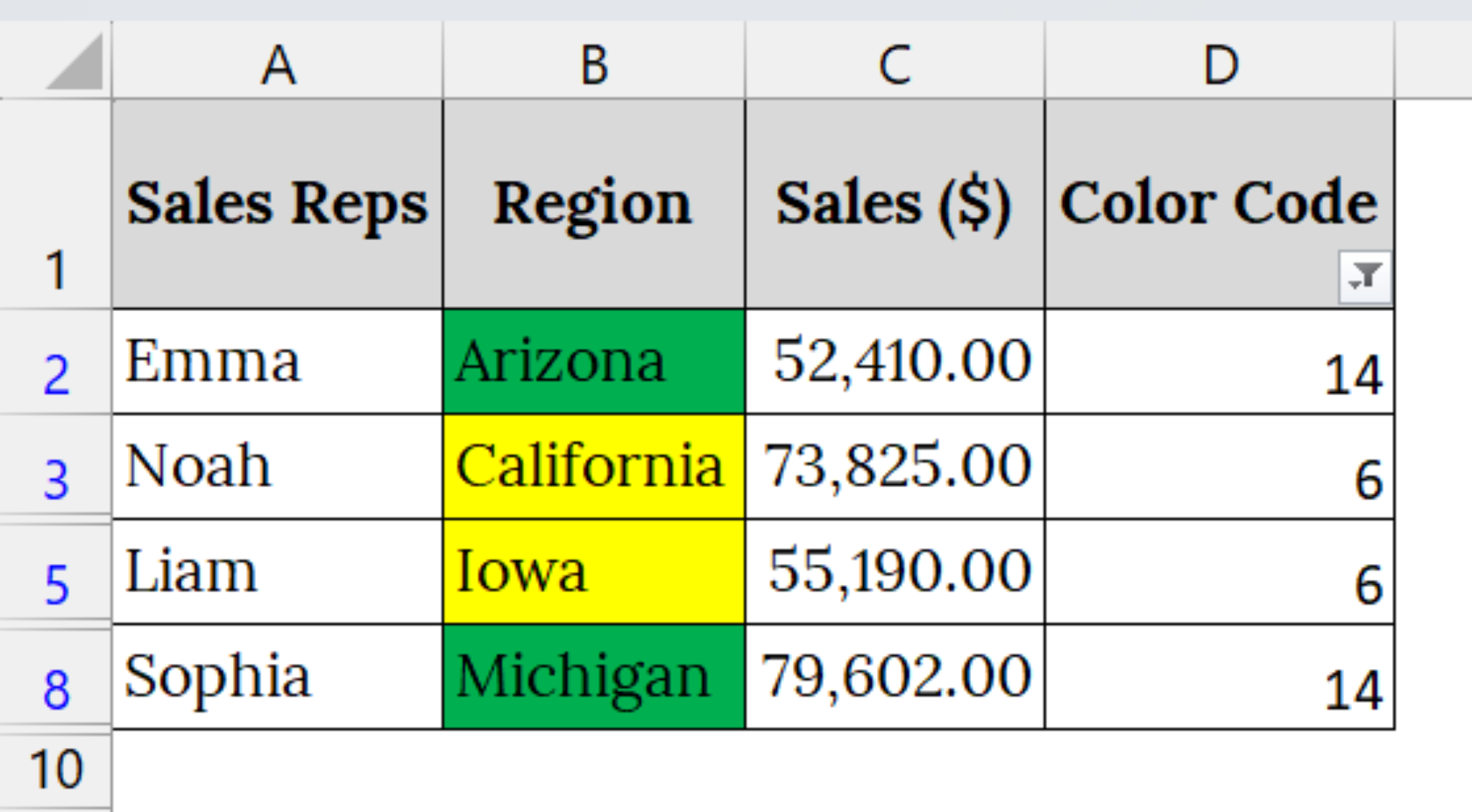 How to Filter by Multiple Colors in Excel (2 Suitable Ways) - Excel Insider