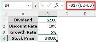 The Gordon Growth Model