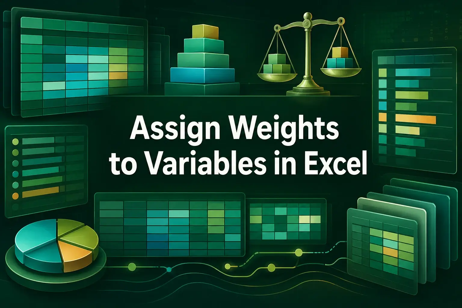featured image - assigning weights to variables in excel