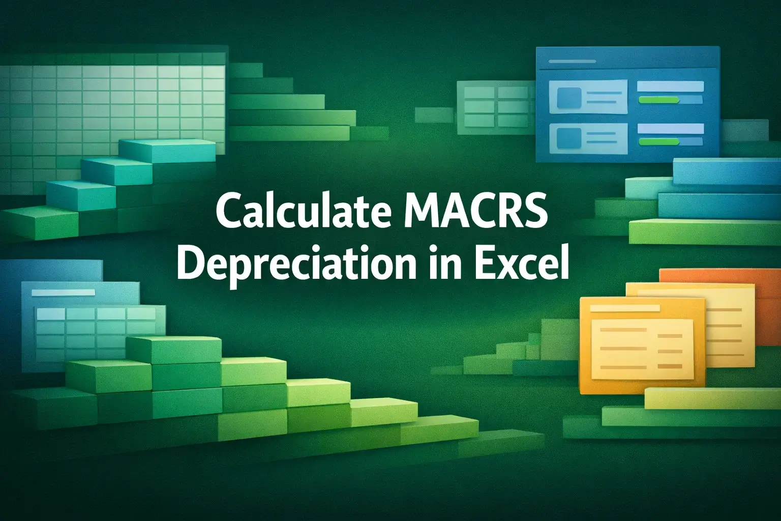 featured image - calculate macrs depreciation excel​