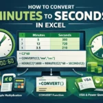featured image - convert minutes to seconds in excel