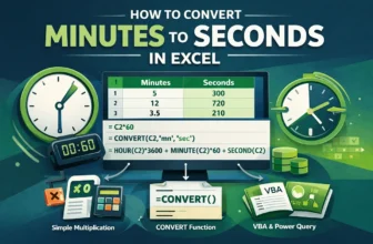 featured image - convert minutes to seconds in excel
