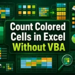 featured image - count colored cells in excel without vba