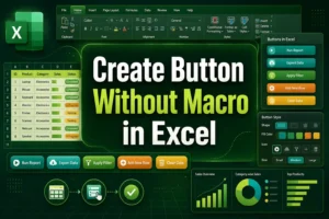 featured image - create button in excel without macro