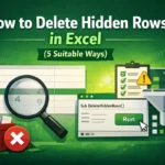 featured image - delete hidden rows in excel