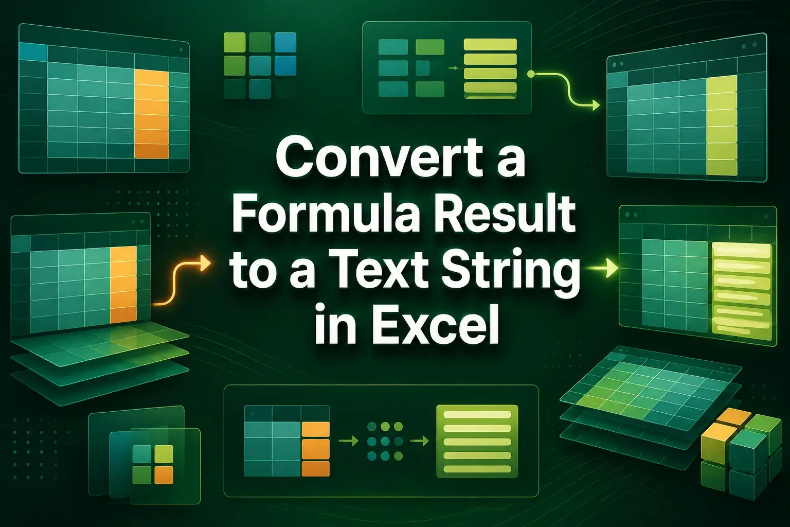 featured image - excel convert formula result to text string