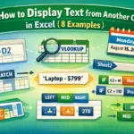 featured image - excel display text from another cell