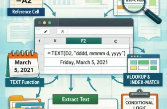 featured image - excel display text from another cell