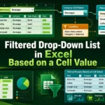 featured image - excel filter drop down list based on cell value