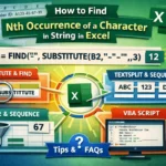featured image - excel find nth occurrence of character in string