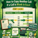 featured image - excel if cell is blank then copy another cell