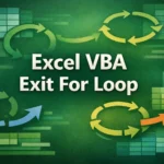 featured image - excel vba exit for loop