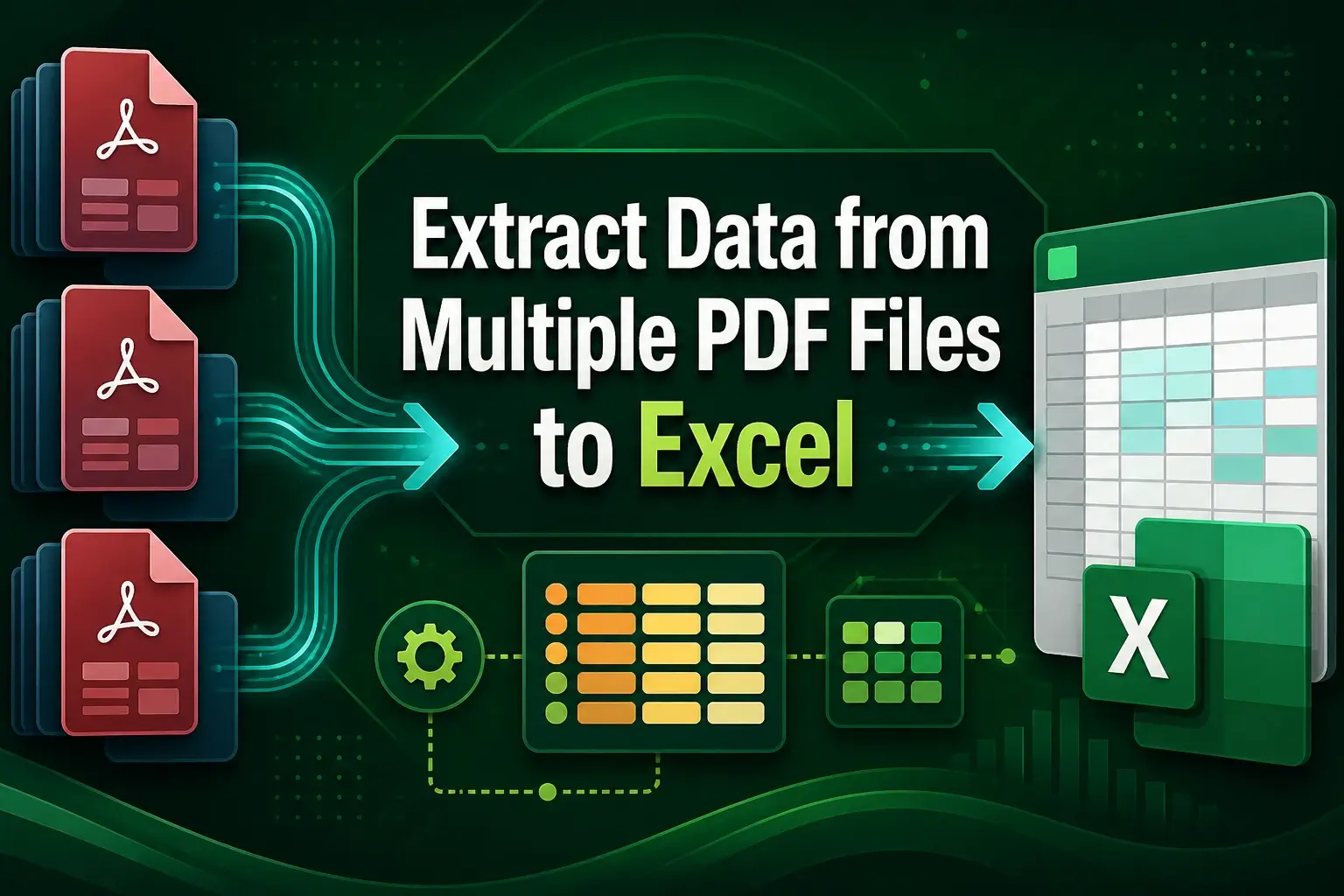 featured image - extract data from multiple pdf files to excel