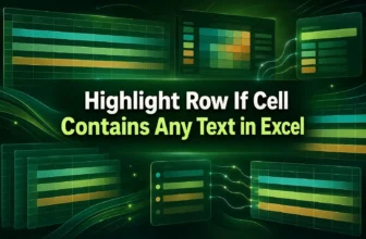 featured image - highlight row if cell contains any text